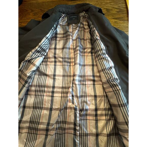 Safira Fashion Collection Women’s Trench Coat Button Front Brown Sz L No Belt - Picture 12 of 14